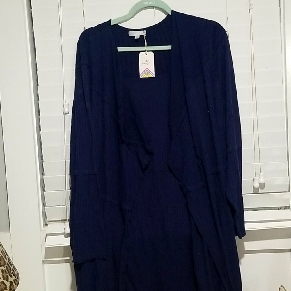 Blue Cardigan